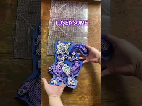 Become a Pixel Art Master with This Must-See Mewtwo Perler Bead Tutorial Part 1!