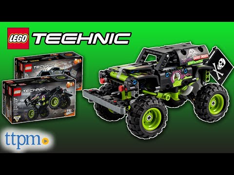 LEGO Technic Monster Jam Grave Digger and Max-D Build & Review
