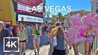 |4K| Walking in Las Vegas - The Strip - HDR - Binaural - USA - 2023 (part 1)