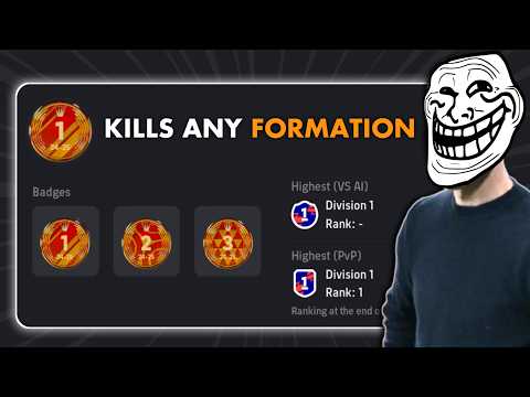 Rank 1 Player Reveals the BEST Formation in eFootball! ( Kills Any Formation ) 👑
