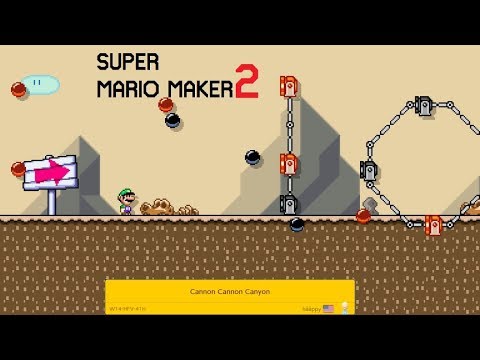 Super Mario Maker 2 - Cannon Cannon Canyon [W14-HFV-41H]