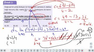 Eğitim Vadisi AYT Matematik 15.Föy Türev 1 Konu Anlatım Videoları