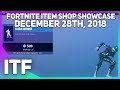 Fortnite Item Shop *NEW* CLEAN GROOVE EMOTE! [December 28th, 2018] (Fortnite Battle Royale)