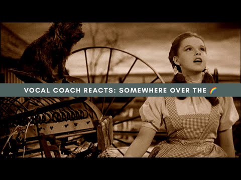 Vocal Coach Reacts to “Somewhere Over the Rainbow” from The Wizard of Oz (1939) [Miki’s Tips]