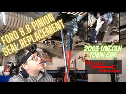 Ford 8.8 Pinion Seal Replacement Using DATA! - Perfectly Set and Easy! - Vortex Garage