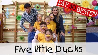Five little Ducks - Singen, Tanzen und Bewegen || Kinderlieder