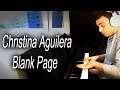Christina Aguilera - Blank Page Piano Cover + ...