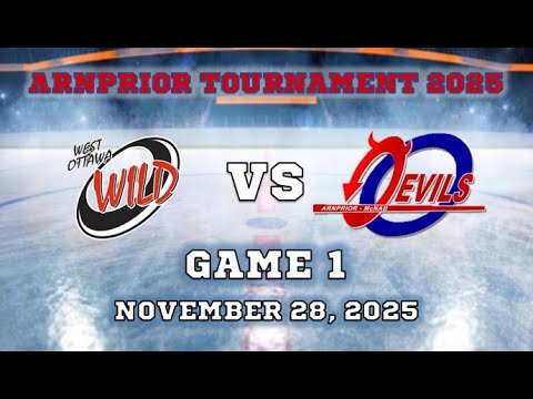 Arnprior 2025 - Game 1: WORA U14 Brownrigg vs. AMRA U14B Currie