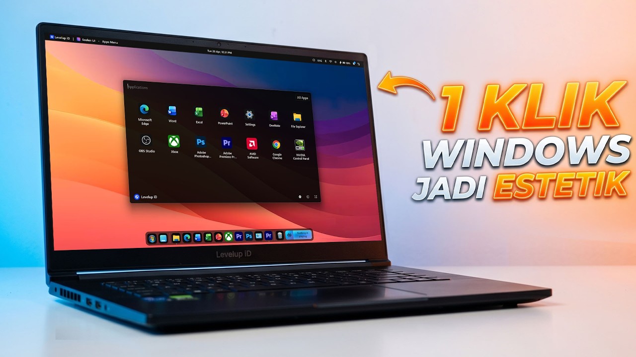 1 KLIK JASI ESTETIK! Ubah Tampilan Windows 10 / 11 Hanya 1 Klik Pakai SEELEN UI 2026
