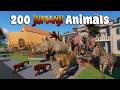 200 Animals Of Jumanji Escape From City To Noah S Ark Animal Race In Planet Zoo Included Elephant