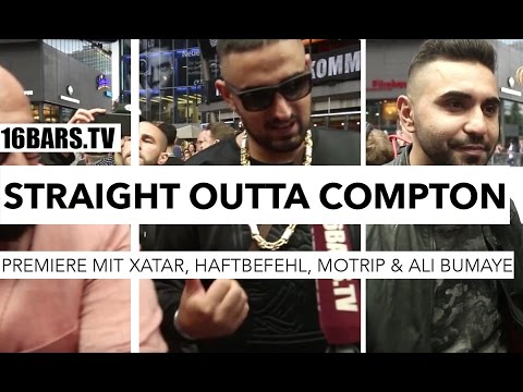 Straight Outta Compton Premiere mit Haftbefehl, MoTrip, Xatar, Ali Bumaye & Co. (16BARS.TV)