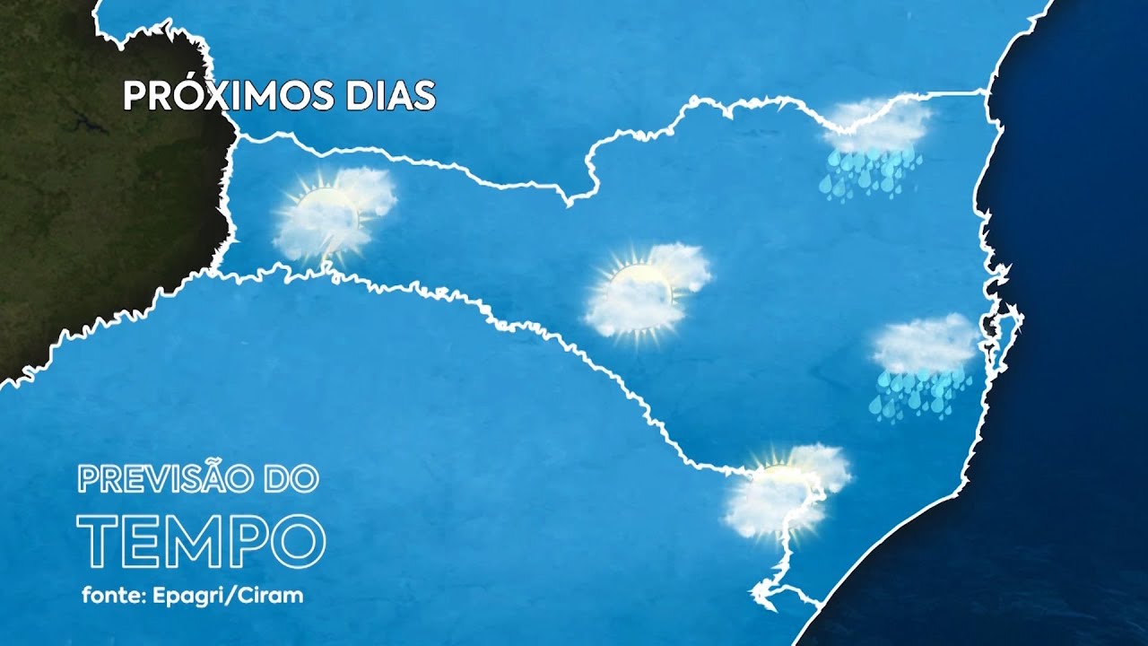Chuva intensa ainda atinge algumas regiões de Santa Catarina nesta quinta-feira