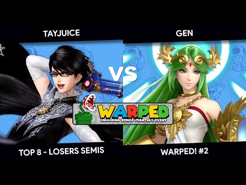 Warped! #2 - TayJuice (Bayonetta) vs Gen (Palutena) - Top 8 - Losers Semis