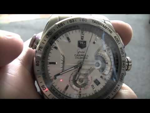 TAG HEUER GRAND CARRERA CALIBRE 36 CALIPER CHRONOGRAPH MENS WATCH