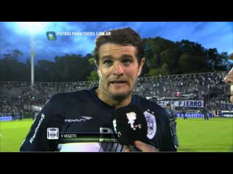 Vegetti: "Fuimos muy irregulares". GELP 3 - Quilmes 0. Fecha 18. Primera División. FPT.