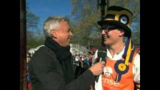 The Smiffs Ben Moss at the London Marathon 2012