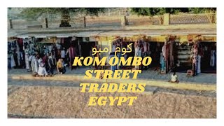 preview picture of video 'Watching the Egyptian street traders at Kom Ombo, Egypt.'