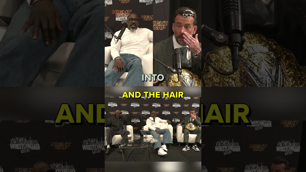 Is retirement on CM Punk’s mind 👀 #nightcap #cmpunk #wwe #wrestlemania #podcast #shannonsharpe