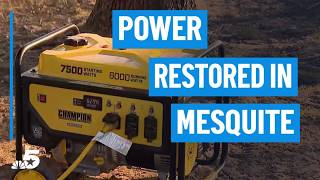 Mesquite power outage video shows transformer fire and 10 p.m. fix | NBCDFW