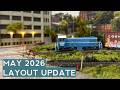 May 26 Layout Update Yard Expansion Track Plan Revision Wiring Rebuild