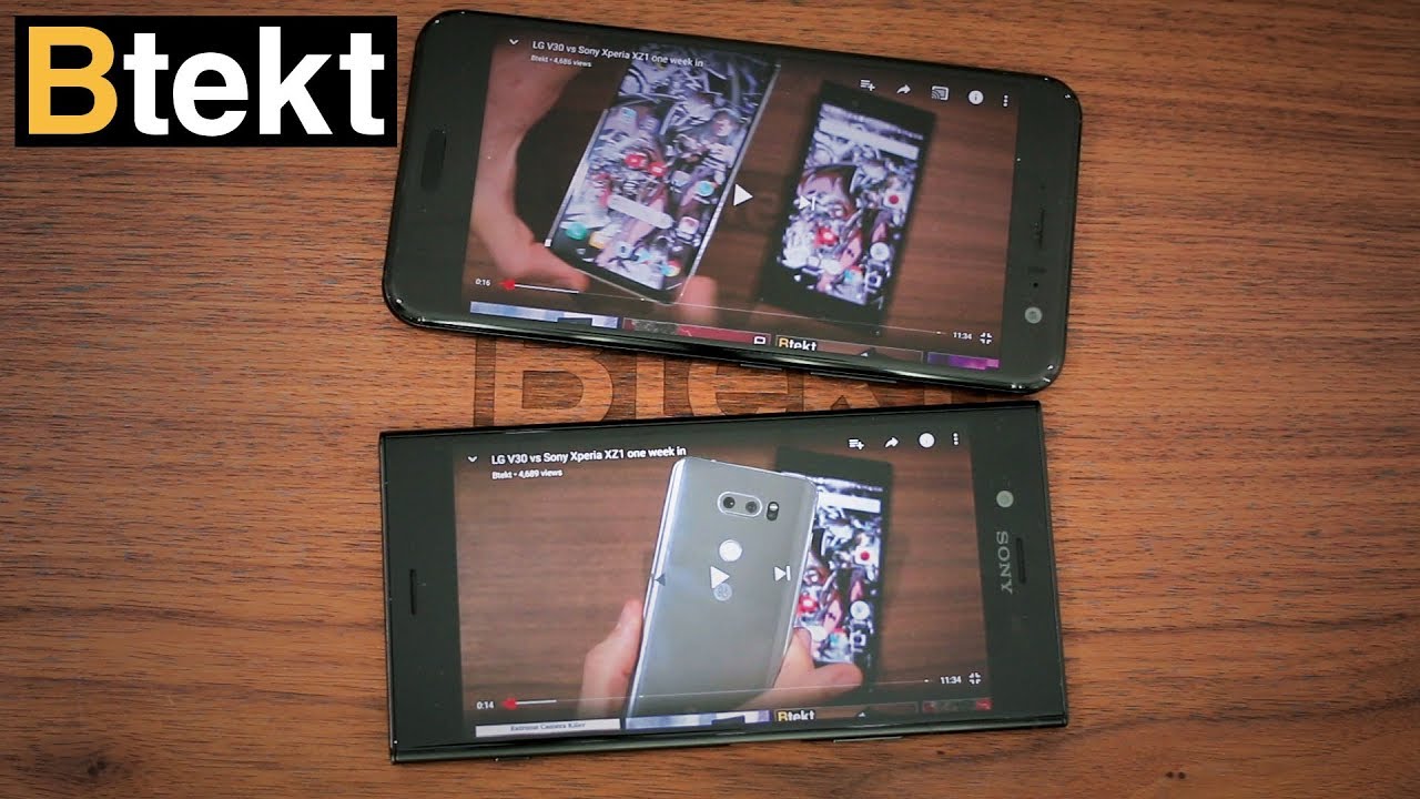 Xperia XZ1 vs HTC U11 speaker comparison