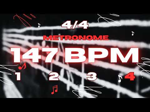 147 BPM - 4/4 Metronome