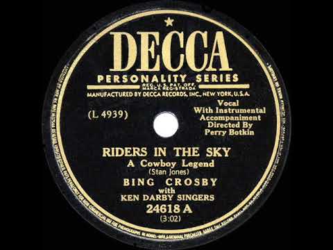 1949 HITS ARCHIVE: Riders In The Sky - Bing Crosby