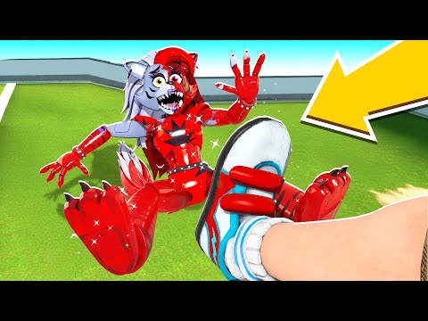 HYPER-KICK ALL FNAF Security Breach Animatronics - GMOD Ragdolls