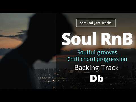 Soul RnB Groove Guitar Backing Track in Db major