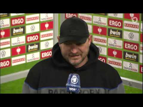 Steffen Baumgart's angry rant - Interview - SC Paderborn in the cup round of 16 against Borussia ...