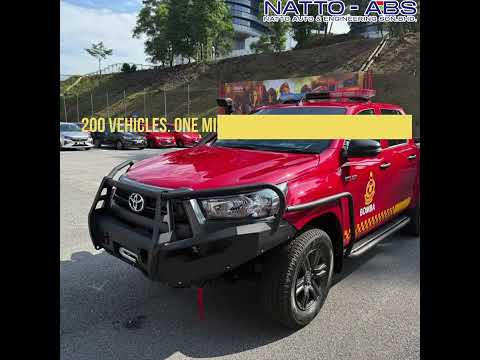 Installation of Emergency Warning Systems (Toyota Hilux 200 units)