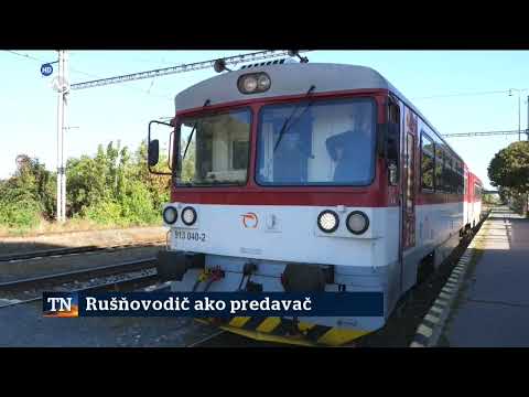 Rušňovodič ako predavač na trati Kúty-Skalica