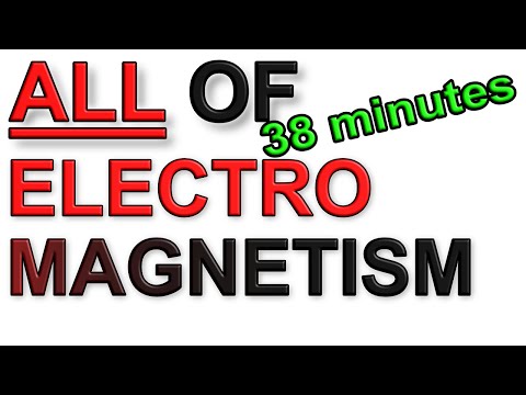 A Level Physics Revision: All of Electromagnetism (in 38 minutes)
