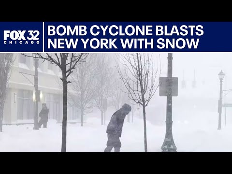 Bomb cyclone winter storm blasts New York, prompts emergeny