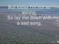 Norah Jones - Wake Me Up When It's Over - Lyrics