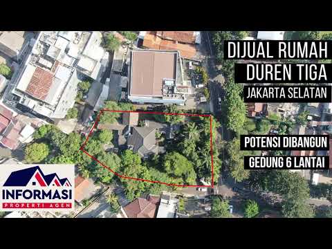 Rumah dgn halaman luas potensi di bangun gedung 6 lt