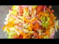 Let S Make A Healthy Yummy And Colorful Salad රසවත් එලවලු සලාදයක් 