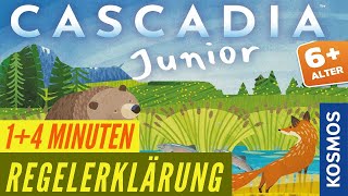 Cascadia Junior Regeln Anleitung Erklärung Brettspiel Kinderspiel