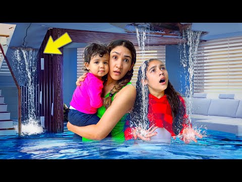 Our New HOUSE Got FLOODED!! *Water Rushing* | Jancy Family