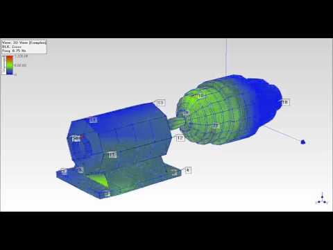 Operational deflection shape (ODS) for planetary gear