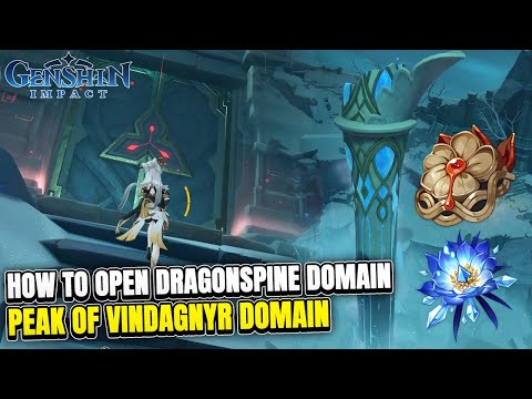 How to Unlock Peak of Vindagnyr Cyro Domain Dragonspine Genshin Impact 1.2 Guide