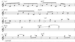 Pat Metheny Syzygy Guitar Solo Transcription (Michael Brecker)