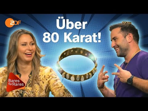 Big Bling: Goldenes Schmuckset mit Adularen katapultiert Gebote auf den Mond | Bares für Rares