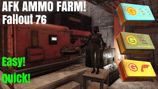 Fallout 76 AFK Ammo Farm! Guide to getting lots of ammunition