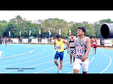BOY'S U16  100m RUN FINAL. 33rd National Junior Athletics Championships 2017