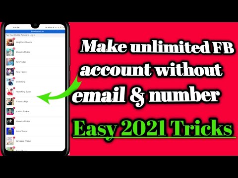 How to Create unlimited facebook account without gmail & number /Easy Tricks 2021/Tech boy sikendra