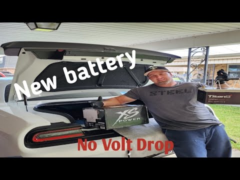 How to battery install: XS Power Titan 8 lithium battery for dodge challenger or charger