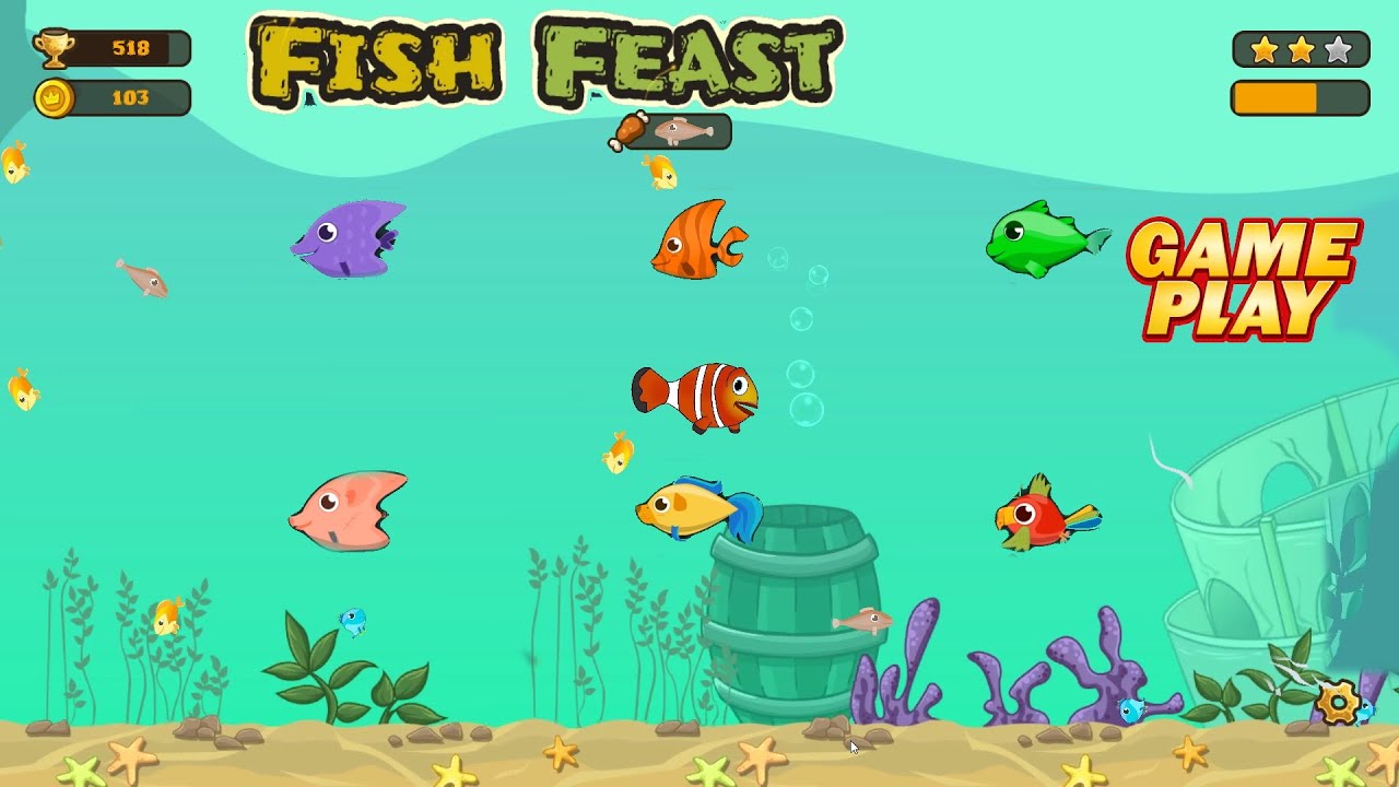 Fish Feast  ★ Gameplay ★ PC Steam game 2021 ★ HD 1080p60FPS