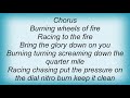 Saxon - Burning Wheels Lyrics
