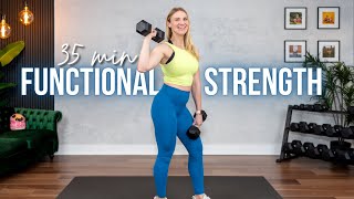 35 min. FUNCTIONAL Posterior Chain Strength Training (Glutes, Hams, Calves, Back)